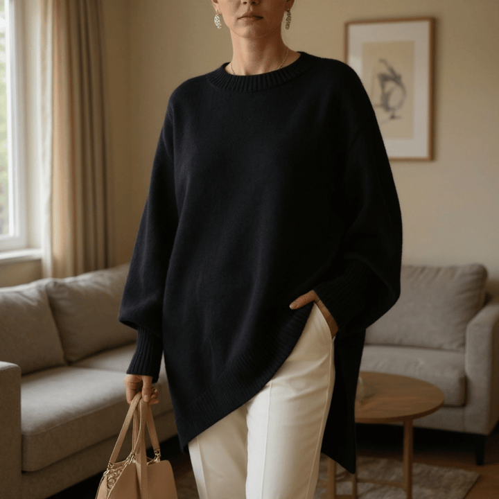 Mariella – Morbido maglione girocollo