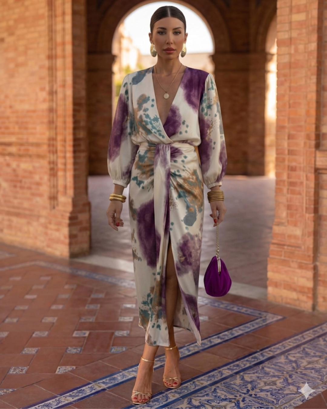 Irene | Abito lungo colorato