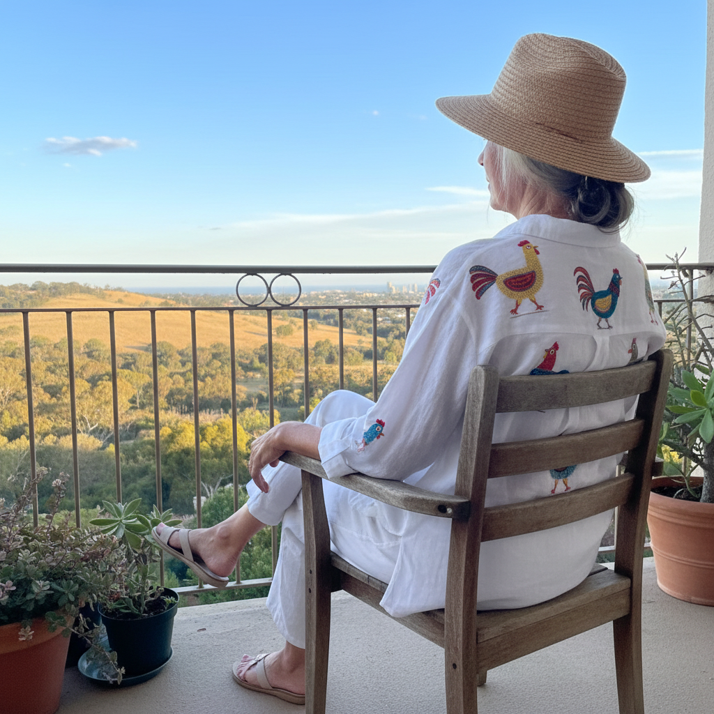 Ingrid™ | Blouse Poules Ludiques