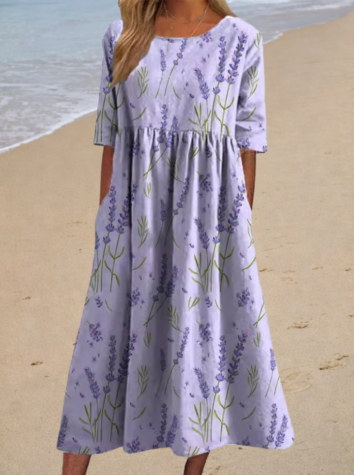 Margaret | Relaxed Printed Maxi Dress