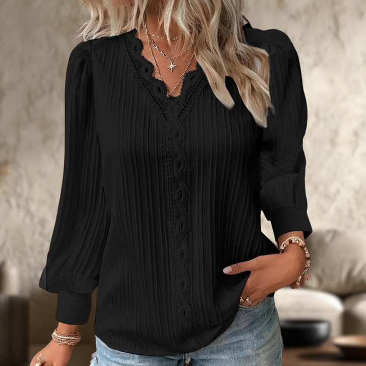 Maria | Blusa Elegante a Maniche Lunghe
