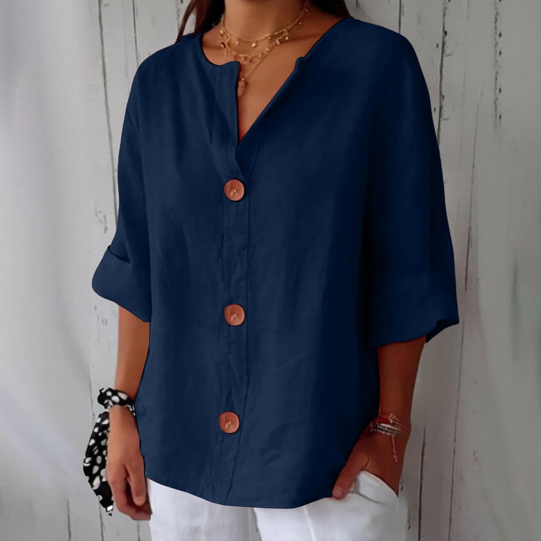 Clara | Blusa in lino casual