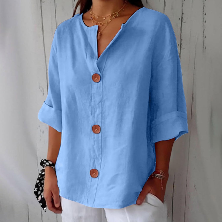 Noora™ Blouse Lin Décontractée