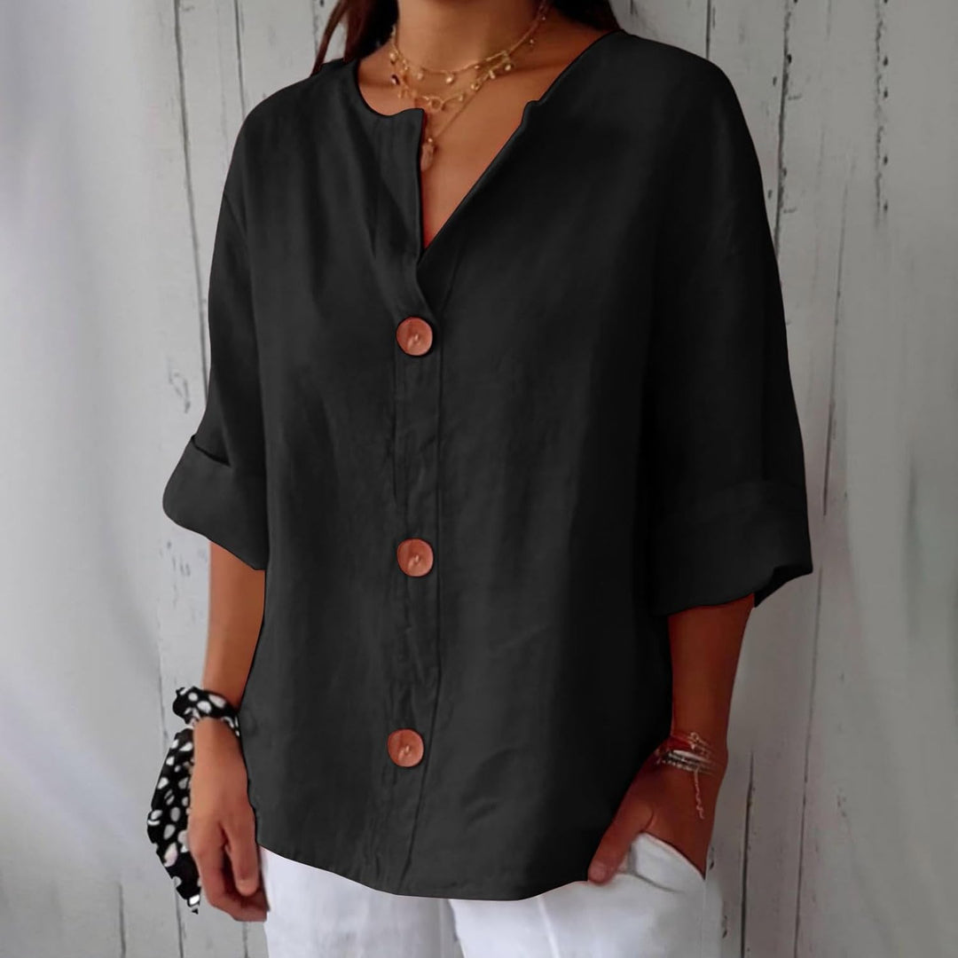 Clara | Blusa in lino casual
