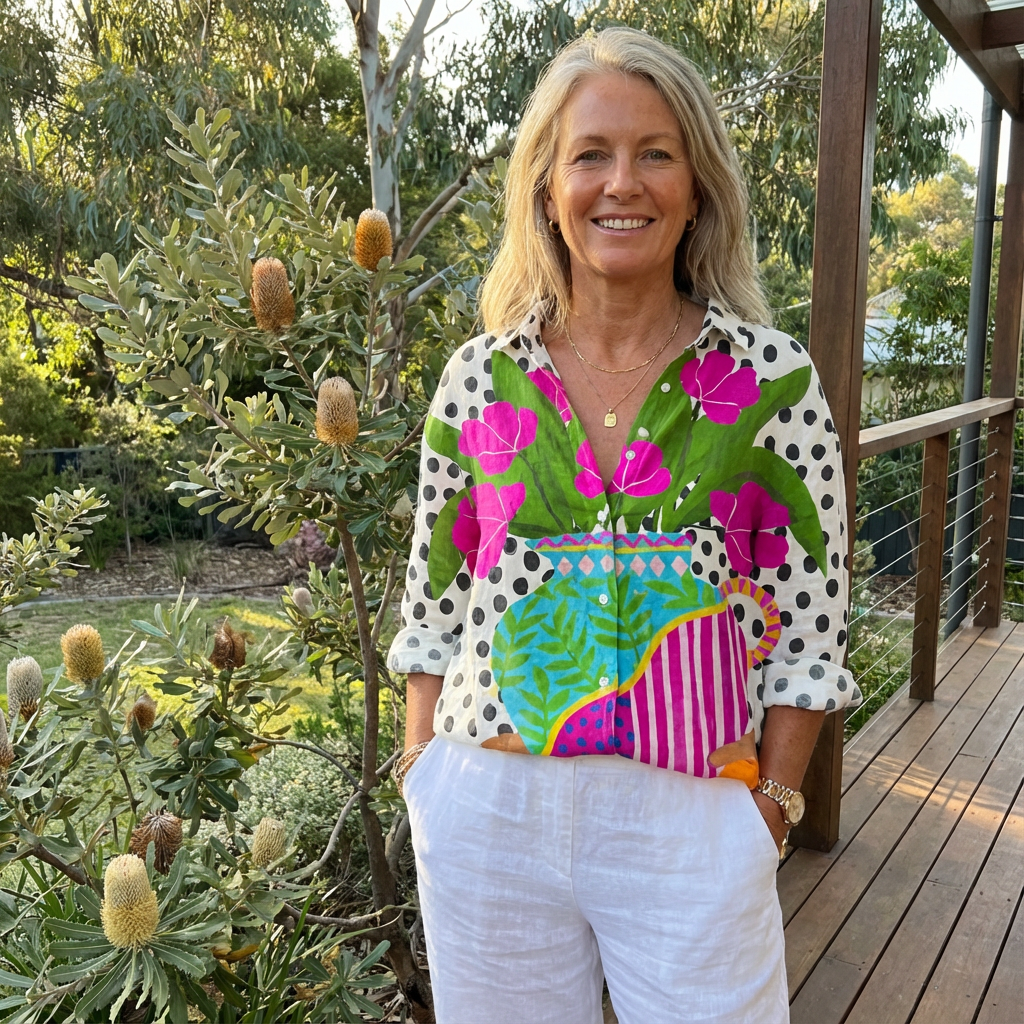 Amara™ | Blouse Vase en Fleurs