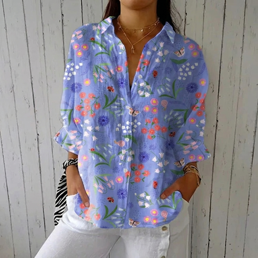 Felicia™ | Blouse Prairie en Fleurs