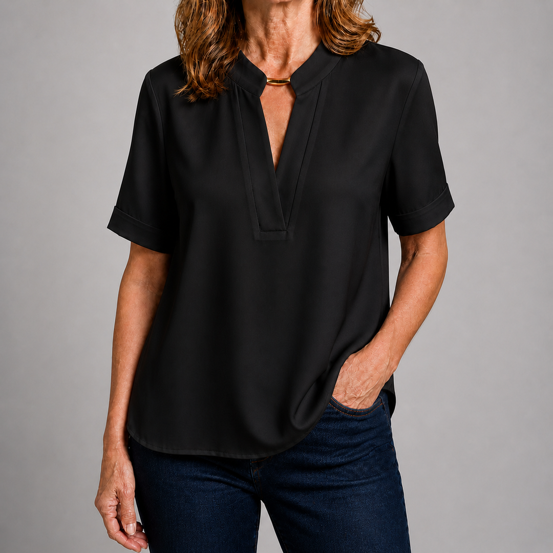 Margaret | Chic V-Neck Blouse