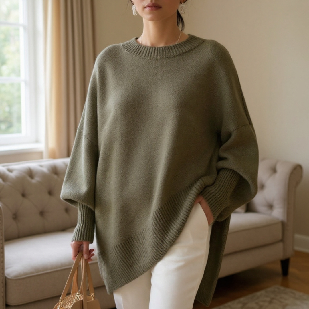 Mariella – Morbido maglione girocollo