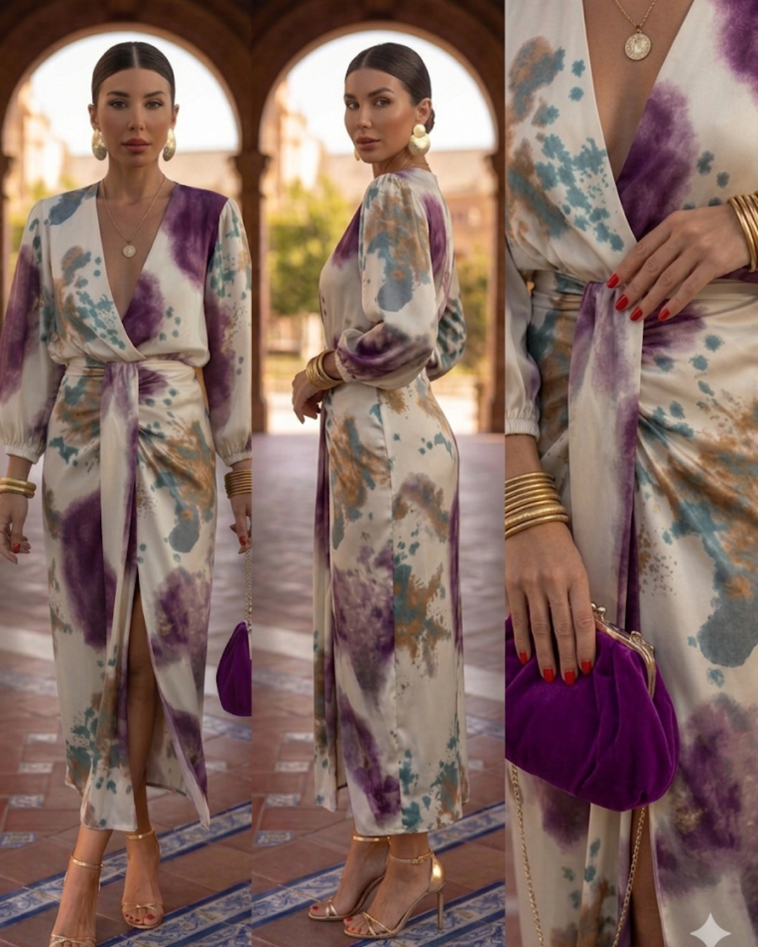 Irene | Abito lungo colorato