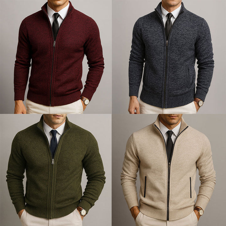 VINCENT™|CARDIGAN ZIP ELEGANTE