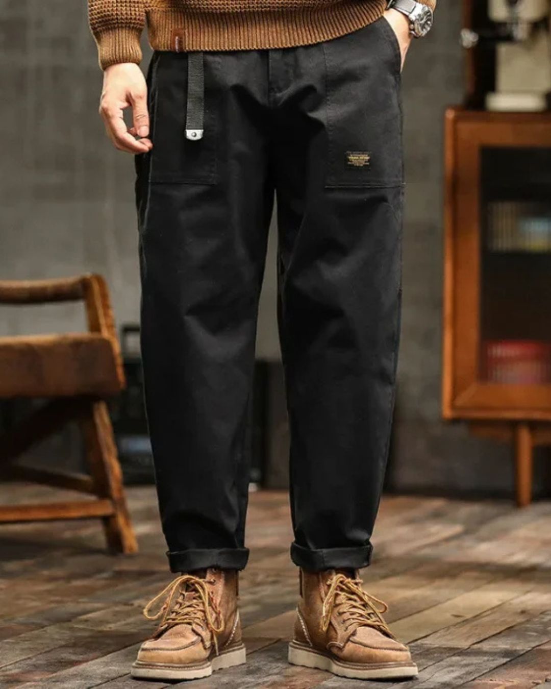 ROVESSA ROMA | PANTALONI CARGO CLASSICI