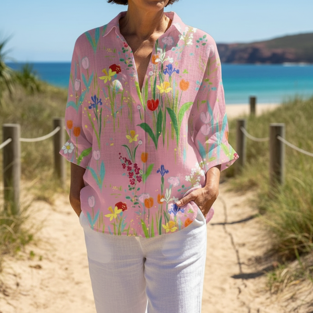 Fiona™ | Blouse Jardin de Printemps