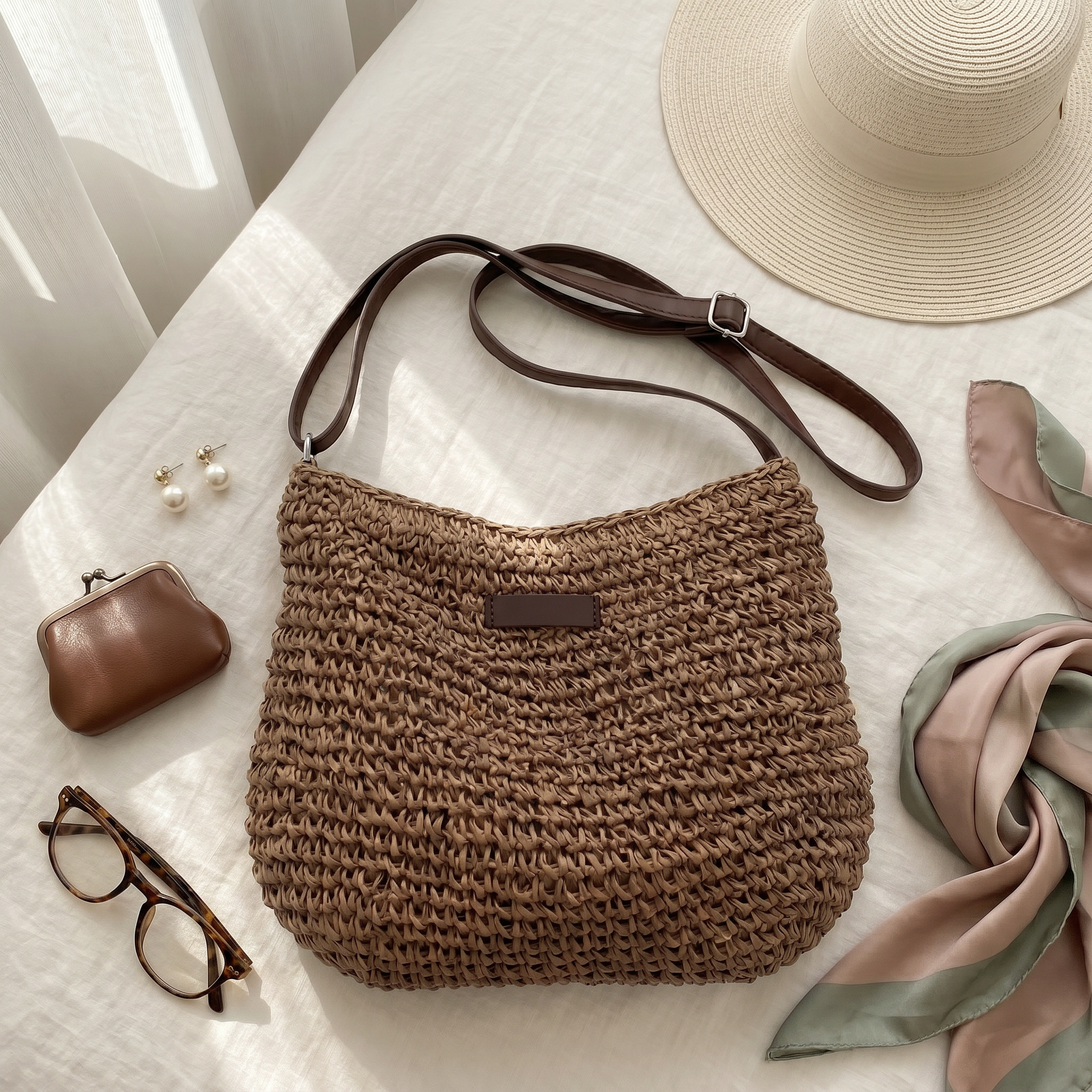 Juliette | Sac Raphia Tissé Artisanal
