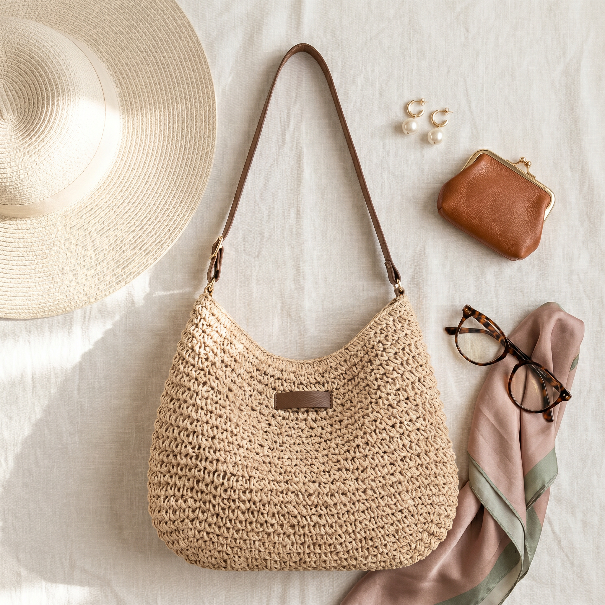 Juliette | Sac Raphia Tissé Artisanal