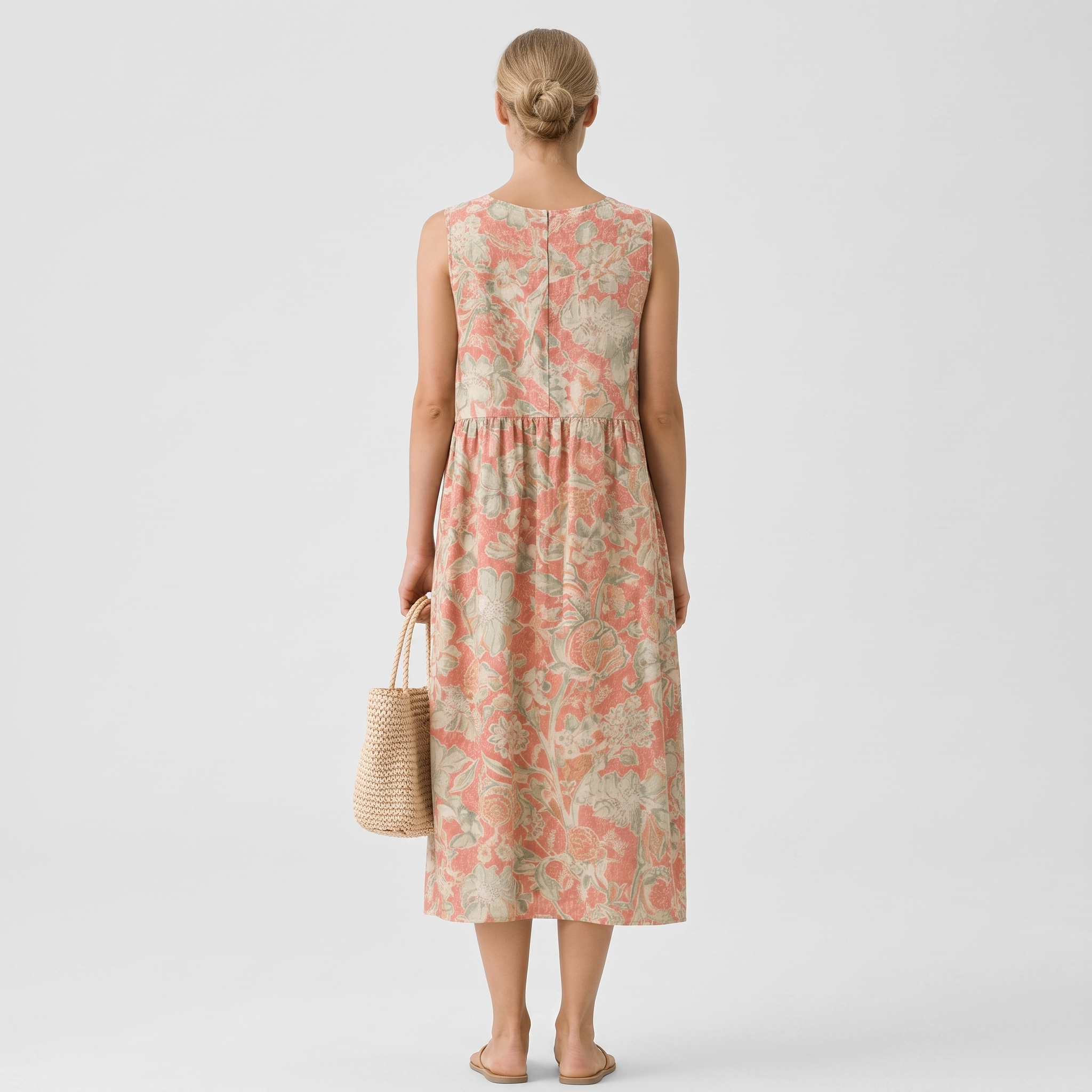 Éliane | Robe Longue Fleurie Élégante