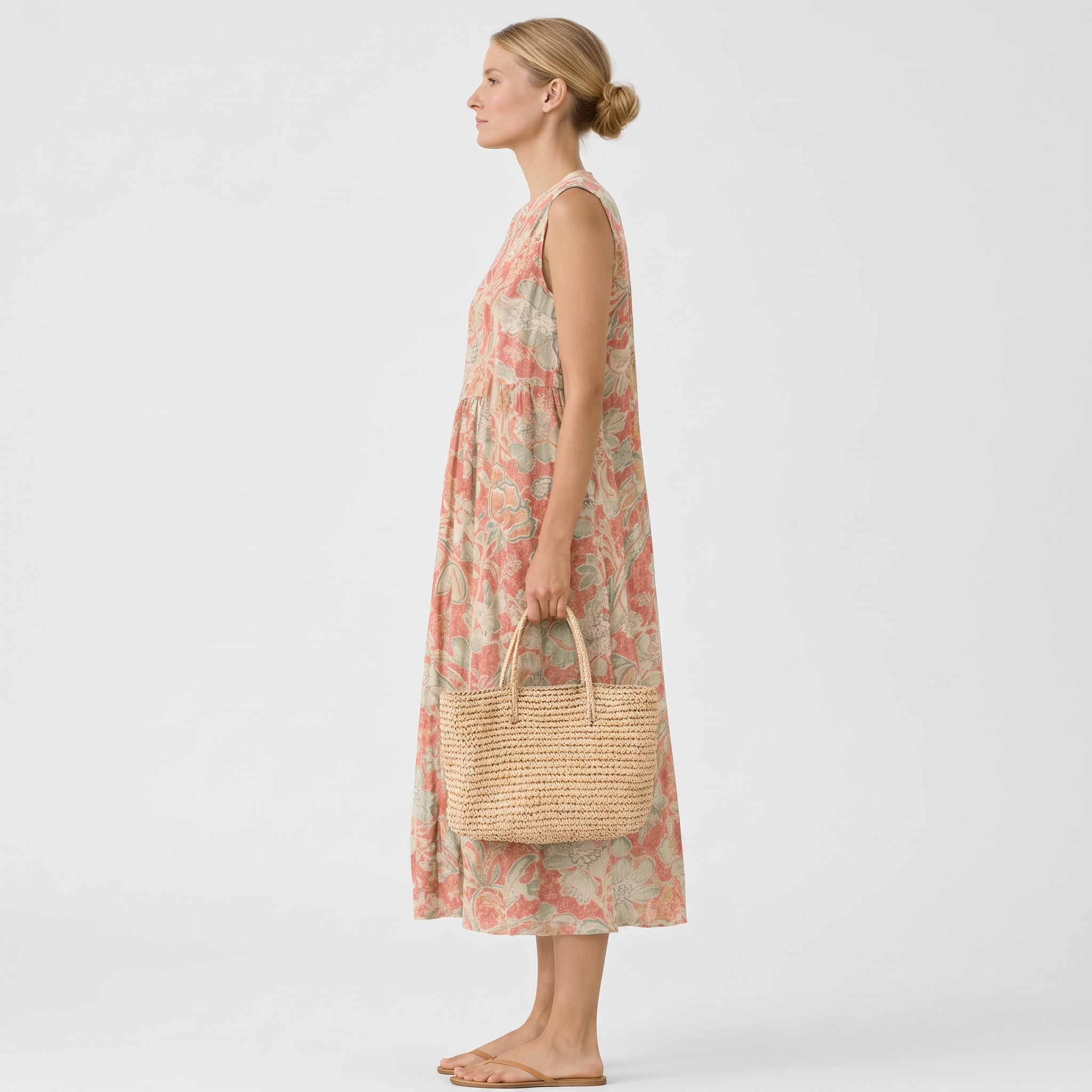 Éliane | Robe Longue Fleurie Élégante