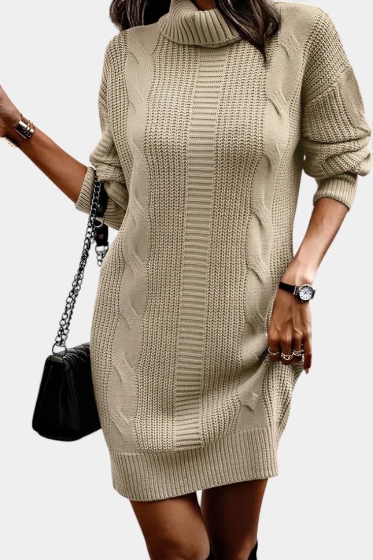 Maria | maglione caldo lavorato a maglia con collo alto